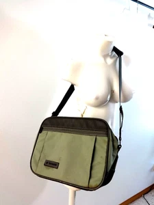 VTG SAMSONITE Carry On Shoulder Messenger Bag Travel Luggage Olive Soft Side - Picture 1 of 4