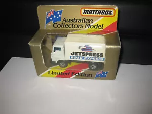 MATCHBOX AUSTRALIAN COLLECTORS MODEL MB72 DELIVERY TRUCK JETSPRESS ROAD EXPRESS - Picture 1 of 3