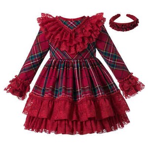 Santa Claus Christmas Dresses for Girls 