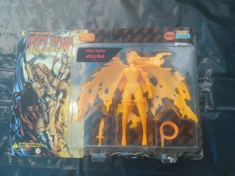 Hellina Mega Action Figure 6" Figure Skybolt Hell Glow Version Series 2 TRL7#16 Cover