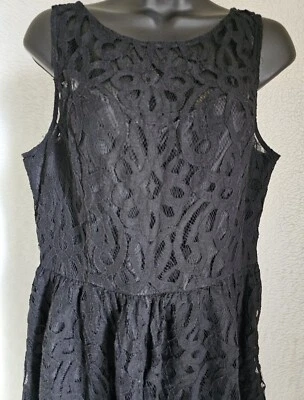 LC Lauren Conrad Womens Sundress Dress Size 14 Black - Image 1 of 4