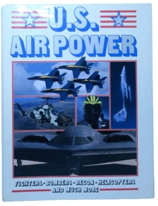 US Air Power Hardcover Bill Yenne 1989 1st Edition Fighters Bombers Recon 👑 - Picture 1 of 12