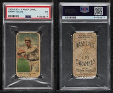 1909-11 American Caramel E90-1 Harry Davis PSA 1
