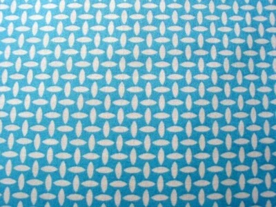 Denyse Schmidt-Katie Jump Rope Collection -Basket Weave in Blue-(FTQ) 18x22"OOP - Image 1 of 3