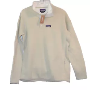 Patagonia Better Sweater Pullover Fleece cremefarben 1/4-Druckknopf Größe XL neu mit Etikett 119 $ - Bild 1 von 5