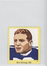 1990 The Official Hall of Fame Fun & Fact Sticker Book Stickers Ken Strong HOF