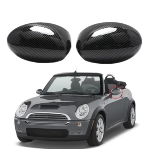 PER MINI MK1 COVER SPECCHIO FIBRA DI CARBONIO COOPER S JCW R50/R53 00-06 R52 04-08 RHD - Foto 1 di 8