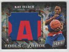 KAY FELDER 2016 Panini Black Friday "TOOLS OF THE TRADE" Patch CRACKED ICE #/25