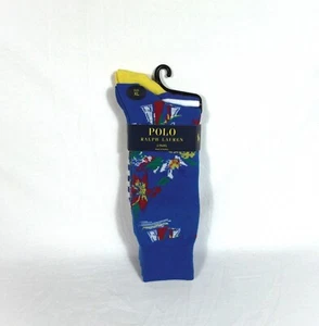 Polo Ralph Lauren Pantalón Náutico y Tropical Calcetines 2 Pares Talla 10-13/Zapato 6.5-12 - Imagen 1 de 4