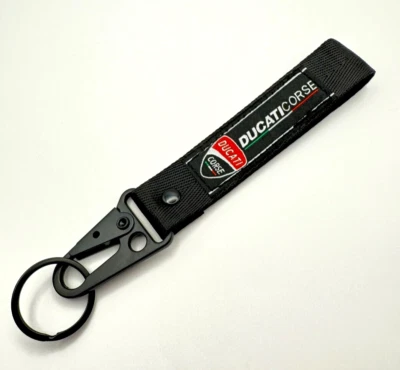 Ducati Schlüsselanhänger Motorrad Schlüsselband Keychain Anhänger Karabiner