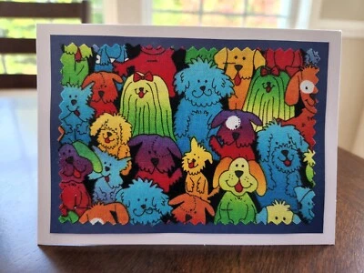 Handmade Birthday card for someone who loves Dogs or Puppies, or blank card - Image 1 of 4