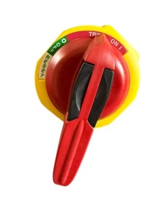 Allen-Bradley 140U-PY Operating Handle RED/YELLOW - Picture 1 of 4