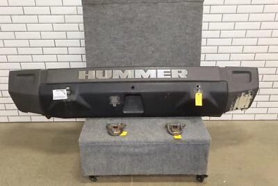 03-05 Hummer H2 OEM Rear Bumper Bar / End Caps / TowHooks *Dried Cement* Foto 1 de 4