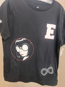 3 PK Disney Parks Edna Mode Maglietta Donna Grande Nera Disney "Incredibili" Nuova - Foto 1 di 9