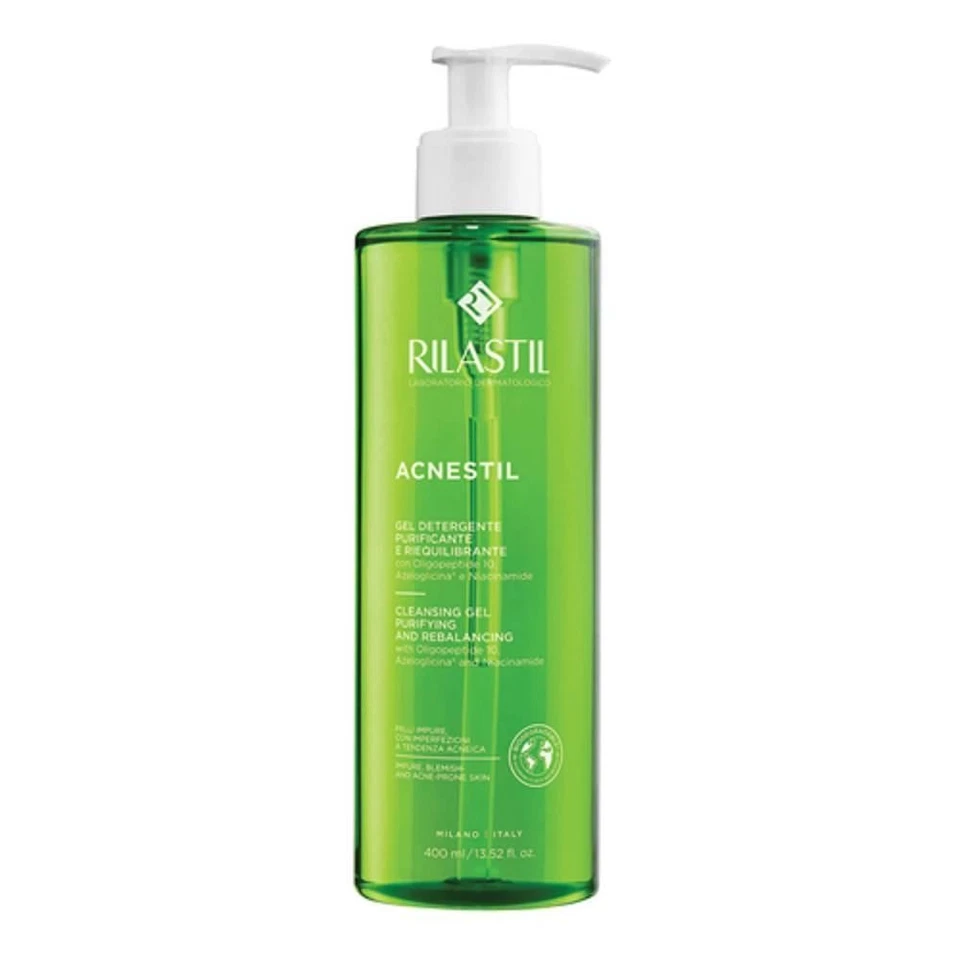 Gel Detergente Rilastil Acnestil 400 ml per Pelle Grassa - Immagine 1 di 1