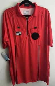 Camiseta Oficial Árbitro Deportivo Para Hombre XL Roja Federación de Fútbol de Estados Unidos USSF NUEVA - Imagen 1 de 11