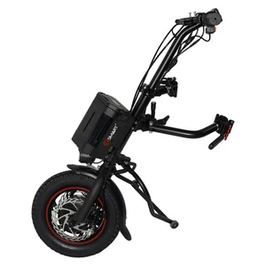 ELESMART 12 Zoll Elektrorollstuhl Handfahrrad Aufsatz 350W 12,8AH Akku - Bild 1 von 11