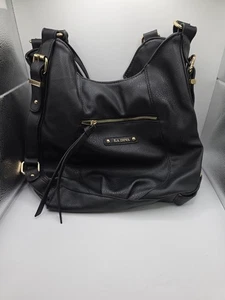 La Diva Hobo Medium Tasche schwarz viele Reißverschlüsse und Taschen - Bild 1 von 10