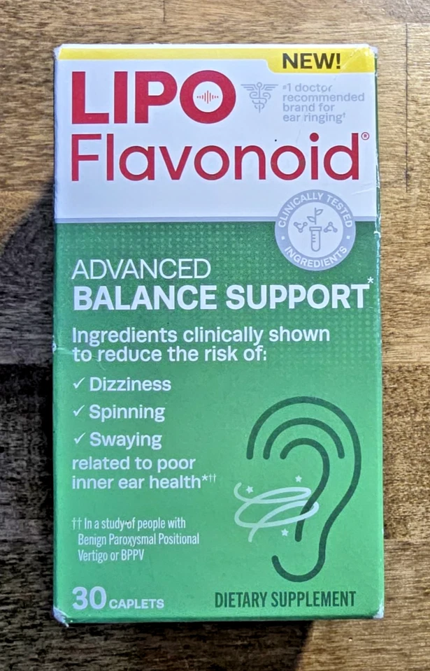 Lipo-Flavonoide Soporte Equilibrio Avanzado Reducir Mareos 30 ct Exp. La fecha varía Foto 1 de 4
