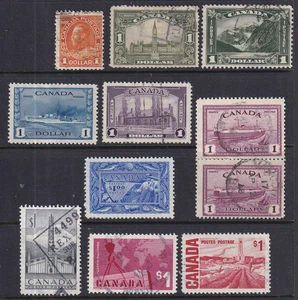 Canada Lot of Early Dollar Issues Unused/Used See* - Picture 1 of 2