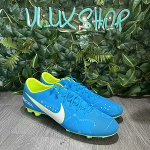 Rare Nike Men Mercurial Victory VI NJR FG 921509-400 Blue Soccer Cleats Size 11 - Picture 1 of 9