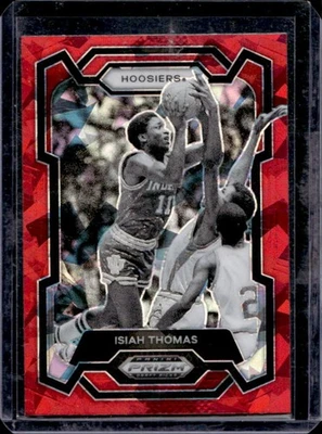 Prizm Draft Picks Collegiate Isiah Thomas Red Ice #11 Hoosiers 2024 Foto 1 de 2