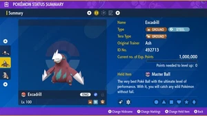 Pokemon Scarlet and Violet PSV - Shiny 6IV Excadrill - Picture 1 of 3