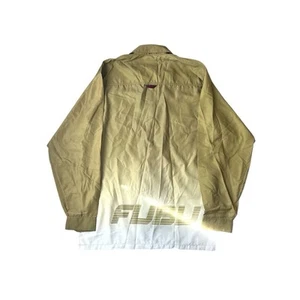 FUBU Green Ombre Button Up Windbreaker - Men’s Size XL - Made In Korea - Picture 1 of 11