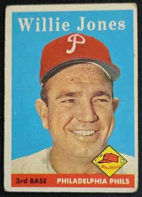 1958 Topps #181 Willie Jones Philadelphia Phillies - VG - Image 1 of 2
