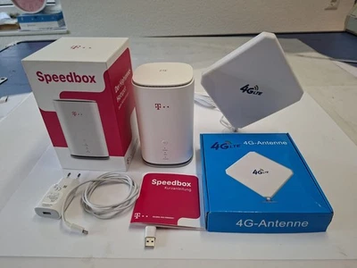 Telekom Speedbox 2 Mobiler WLAN Hotspot 1Jahr alt + Antenne - Bild 1 von 4