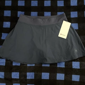 Gonna tennis alta leggera Lululemon taglia 8 True Navy nuova con etichetta - Foto 1 di 3