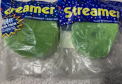 2 paquetes nuevos de papel crepé verde cítrico de 181 pies resistente al sangrado Foto 1 de 4