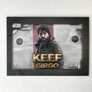 2023 Topps Star Wars Flagship Cassian Andor Keef Girgo #AK-5 Inserto AKA - Imagen 1 de 3