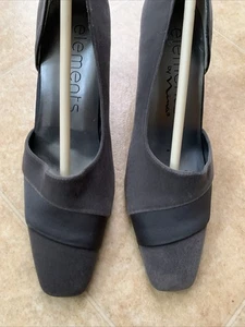 Scarpe donna Elements By Nina taglia 7 nuove con scatola tacco velluto antracite - Foto 1 di 13