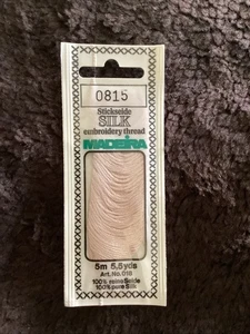 MADEIRA Silk Thread Embroidery Floss “Flesh” #0815 - West Germany - NEW & SEALED - Picture 1 of 2