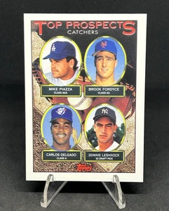 Mike Piazza, Carlos Delgado, Fordyce, Leshnock - RC Top Prospects 1993 Topps 701 - Picture 1 of 10