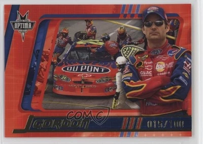 2005 Press Pass Optima Gold /100 Jeff Gordon #G10 HOF - Image 1 of 2