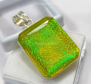 Piedra preciosa suelta solitario de plata alemana ópalo de fuego monarca doblete 95+ quilates - Imagen 1 de 5