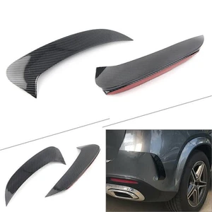 2x Rear Bumper Splitter Spoiler Canard Air Vent Fit Mercedes Benz W167 GLE 2020+ - Picture 1 of 11