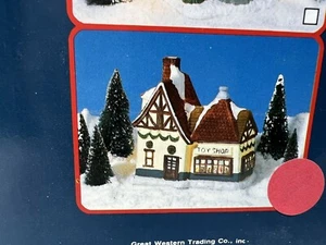 Village Art Collectibles U Paint It Series Ceramic Christmas Toy Shop - Picture 1 of 8