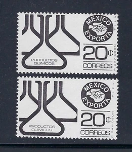 EXPORTA (2) 20c "QUIMICOS-FRASCOS" SC#1166, Ex25 VAR. PPR #2 CV$+ (E64a)* - Imagen 1 de 1