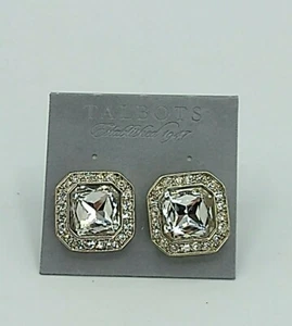 Talbots Kristall Manschettenknöpfe Neu mit Box - Bild 1 von 4