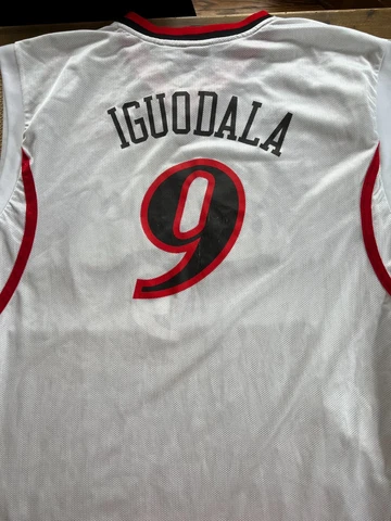 RARE Andre Iguodala Philadelphia 76ers Adidas Jersey - Size 2XL Cover