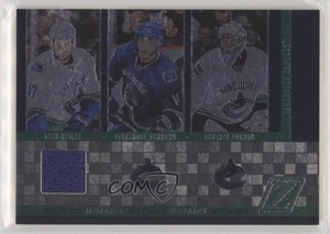 2010-11 Zenith Mozaics Single Materials Roberto Luongo Alexandre Burrows #19 HOF