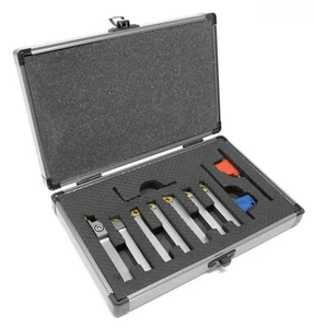 WEN MLA007 7-Piece 5/16-Inch Indexable Carbide-Tipped Metal Lathe Tool Bits - Picture 1 of 5