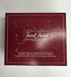 Trivial Pursuit Baby Boomer Edition 1983 Subsidiary Card Set Trivia Game - Picture 1 of 4