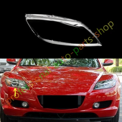 Cubierta de lente de faro lateral derecho + sellador para Mazda RX-8 cupé 2004-2008 Foto 1 de 4