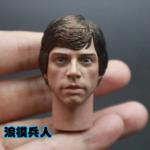 1/6 Soldado Luke Skywalker Cabeza Escultura Modelo Accesorios Ajuste Figura 12" - Imagen 1 de 3