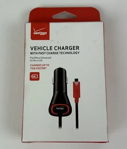 Verizon Micro USB Car Charger with Quick Charge Technology for Android Devices - Picture 1 of 5