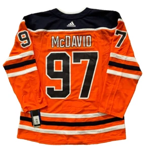 Adidas NHL Edmonton Oilers Connor McDavid #97 Home Hockey Jersey Sz Adult 54 - Picture 1 of 4